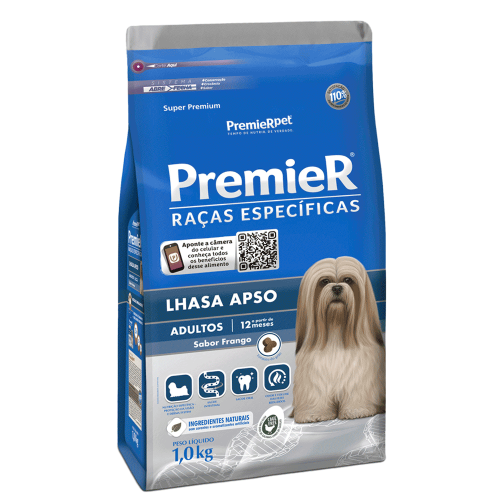 Ração Premier Raças Específicas Lhasa Apso Adultos 1 kg