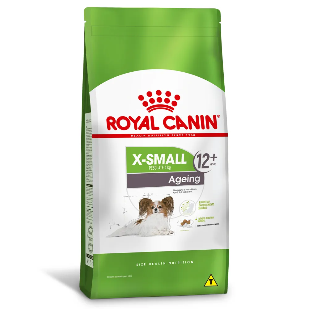 Ração Royal Canin X-Small Ageing 12+ Cães Adultos e Idosos 1kg